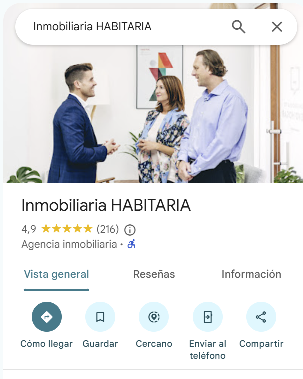 Imagen de HABITARIA de su perfil de Google.